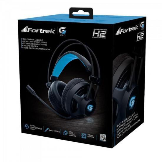 Imagem de Headset Gamer PRO H2 Preto Fortrek