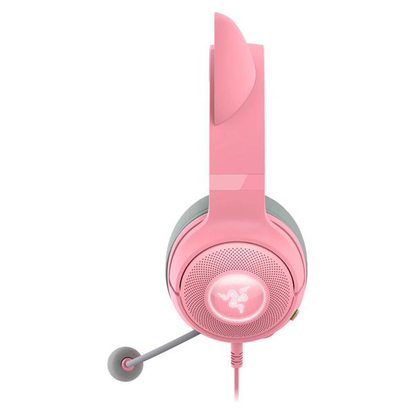 Imagem de Headset Gamer Razer Kraken Kitty Edition V2 Pro USB RGB Rosa