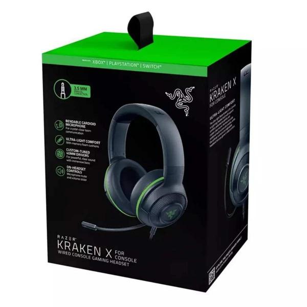 Imagem de Headset Gamer Razer Kraken X Console Preto