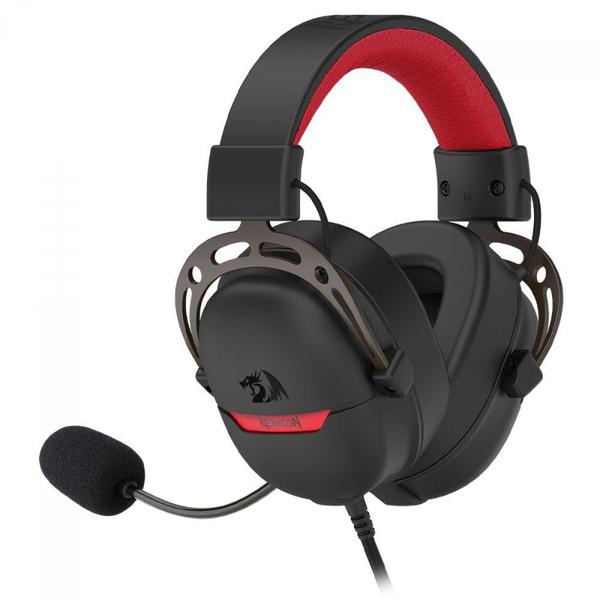 Imagem de Headset Gamer Redragon Aurora Drivers 40mm USB, Preto