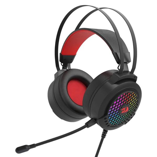 Imagem de Headset Gamer Redragon Carmen RGB P2+USB 50 mm Preto - H261