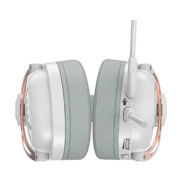 Imagem de Headset Gamer Redragon Diomedes, Som Surround 7.1, Drivers 53mm, Branco - H388-W