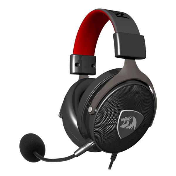 Imagem de Headset Gamer Redragon Icon H520 / 3.5MM / Controlador USB / Adaptador P2 - Preto