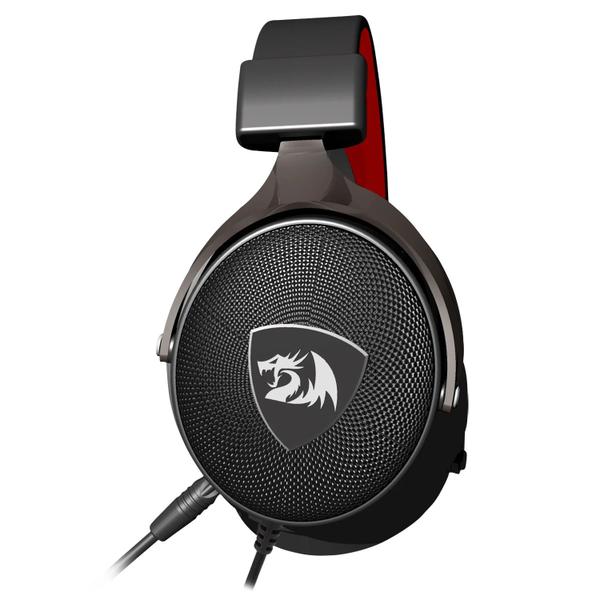 Imagem de Headset Gamer Redragon Icon H520 / 3.5MM / Controlador USB / Adaptador P2 - Preto