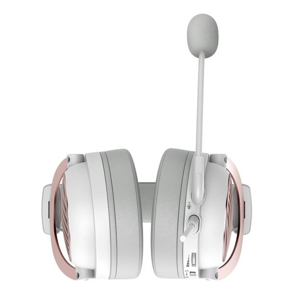 Imagem de Headset Gamer Redragon Luna Lunar Branco e Rosa H540W