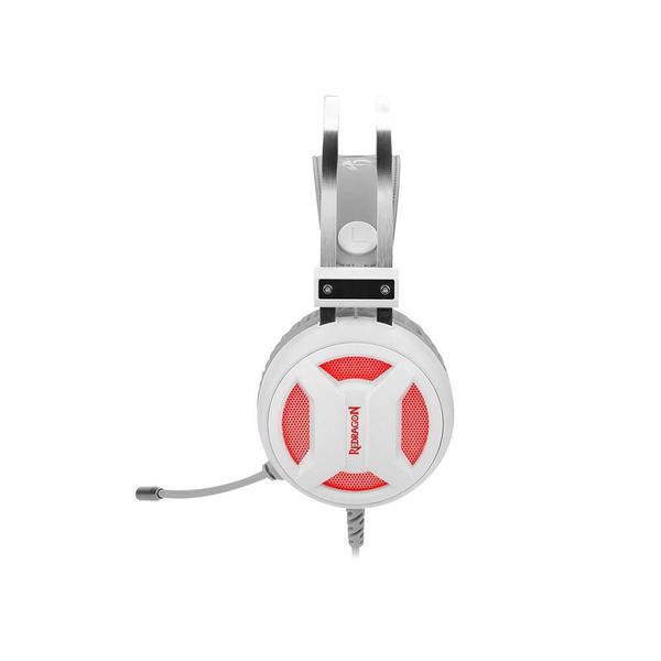 Imagem de Headset Gamer Redragon Minos Lunar White H210W Surround 7.1 USB - Branco