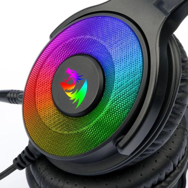 Imagem de Headset Gamer Redragon Pandora 2, RGB, P3/USB, Driver 50mm, Preto - H350RGB-1