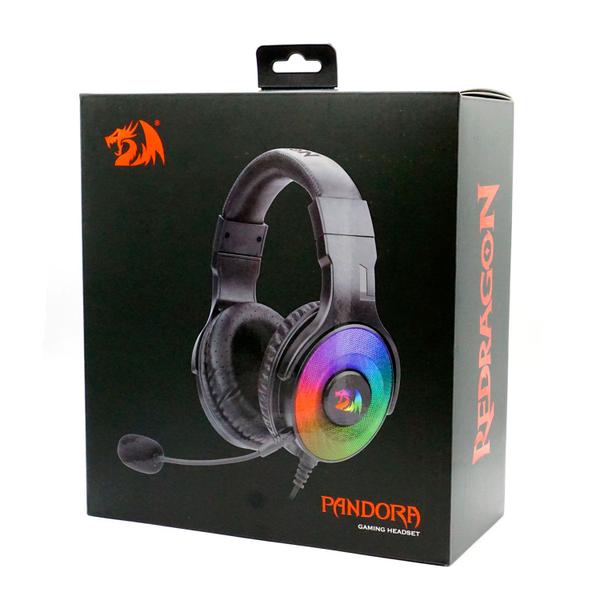 Imagem de Headset Gamer Redragon Pandora H350-RGB / 7.1 Surround / USB - Preto