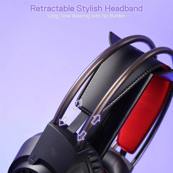 Imagem de Headset Gamer Redragon Scream Rgb Com Fio Preto