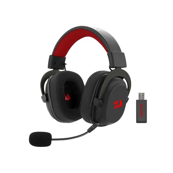 Imagem de Headset Gamer Redragon Zeus Pro Sem Fio 2.4Ghz 7.1 Rgb Preto