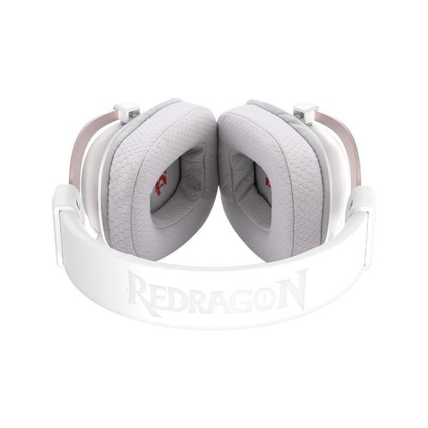 Imagem de Headset Gamer Redragon Zeus Pro Sem Fio 2.4Ghz 7.1 Rgb White