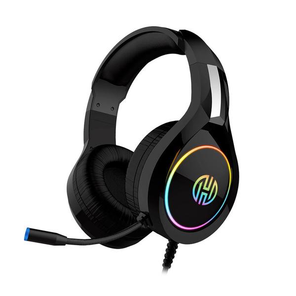 Imagem de Headset Gamer RGB  P2 e Usb Preto Com Microfone GA-6 - Hoopson 