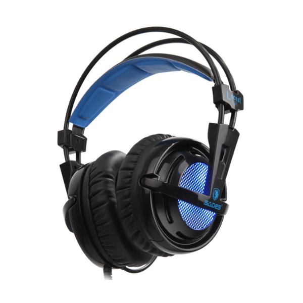 Imagem de Headset Gamer Sades Locust Plus SA904 - Preto