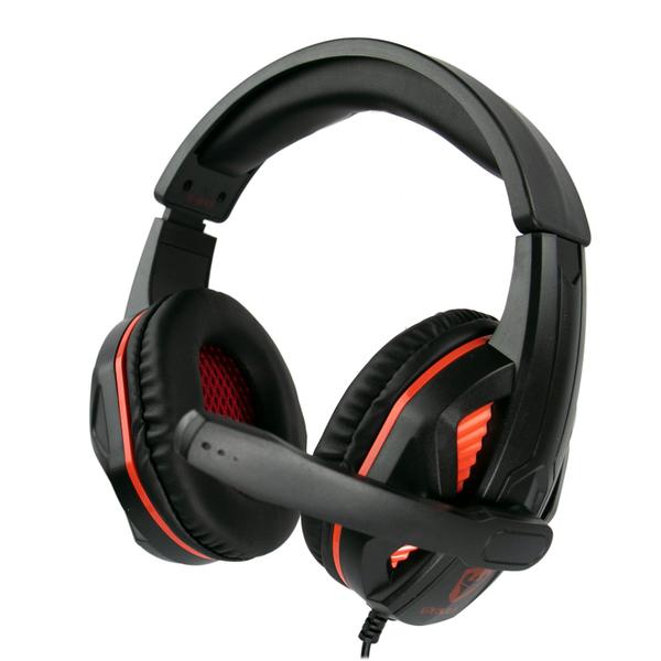 Imagem de Headset Gamer Satellite AE-364U - com Fio - Driver 40MM - Preto e Vermelho