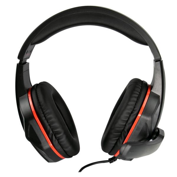 Imagem de Headset Gamer Satellite AE-364U - com Fio - Driver 40MM - Preto e Vermelho