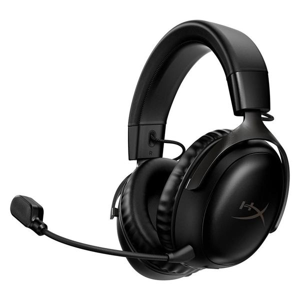 Imagem de Headset Gamer Sem Fio HyperX Cloud III, Drive 53mm, Wireless, Multi Plataforma, Preto - 77Z45AA