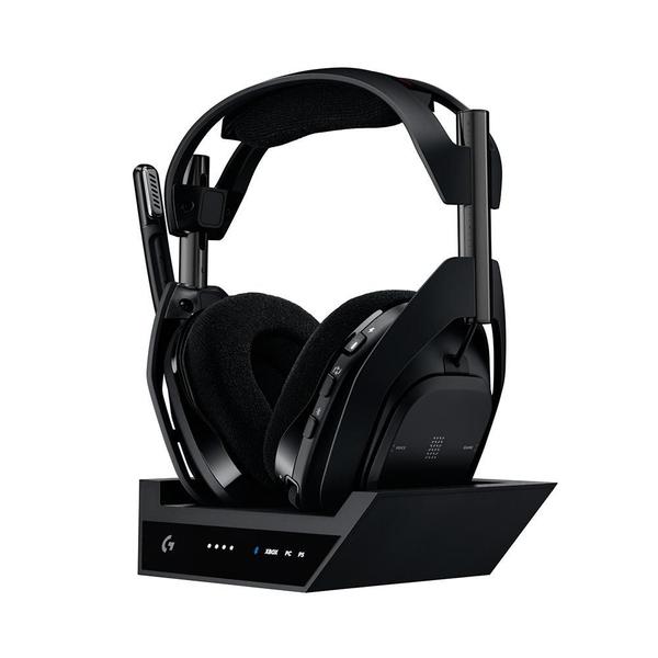 Imagem de Headset Gamer Sem Fio Logitech G Astro A50 X LIGHTSPEED + Base Station, Bluetooth, HDMI 2.1 Passthru, para Xbox e PS, Preto- 939-002126