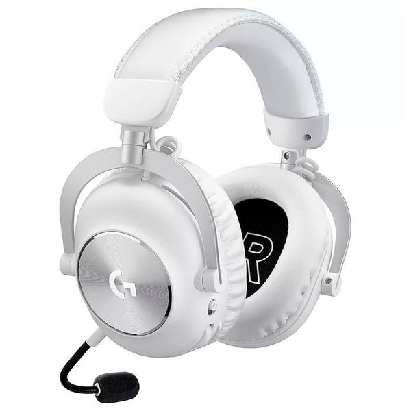 Imagem de Headset Gamer Sem Fio Logitech PRO X 2 Lightspeed Bluetooth P3 USB Branco 981-001268