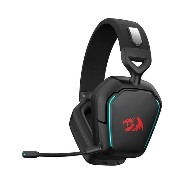 Headset Gamer Sem Fio Redragon Mira, RGB, 7.1, Drivers 40mm, Bluetooth, P2, Preto - H868