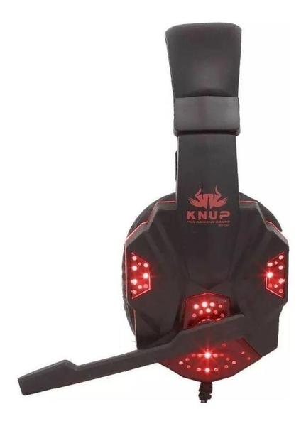 Imagem de Headset Gamer Super Bass HD KP-397 Preto/Vermelho