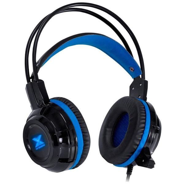 Imagem de Headset Gamer Vinik VX Gaming Taranis V2, Drivers 40mm, Preto e Azul - 29870