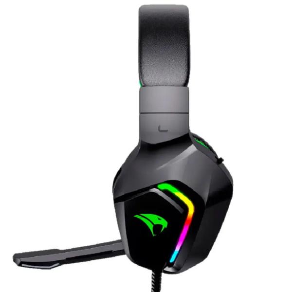 Imagem de Headset Gamer Viper PRO RGB Naja - 404  PRETO/VERDE  Bivolt