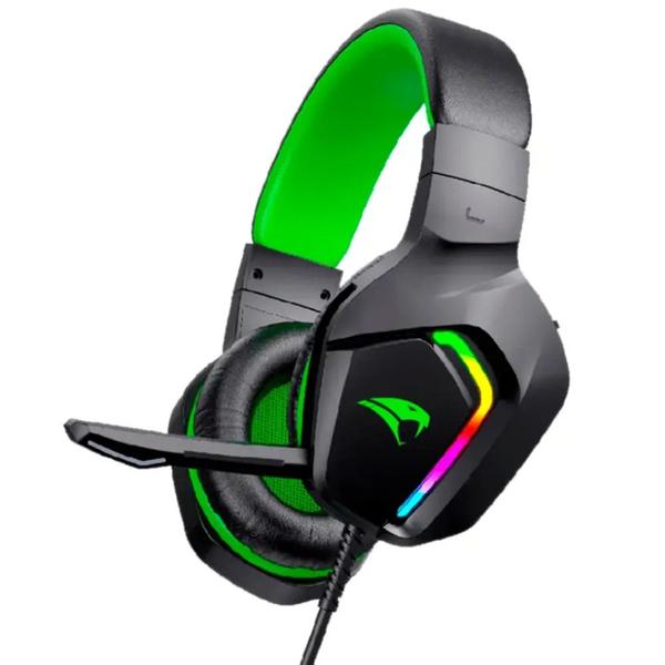 Imagem de Headset Gamer Viper PRO RGB Naja - 404  PRETO/VERDE  Bivolt