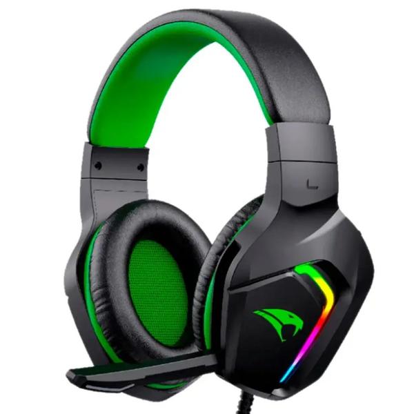 Imagem de Headset Gamer Viper PRO RGB Naja - 404  PRETO/VERDE  Bivolt