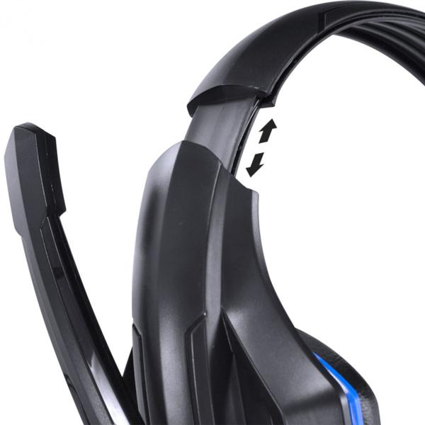 Imagem de Headset Gamer VX Gaming OGMA P2 Stereo com Microfone - Preto e AZUL - Vinik