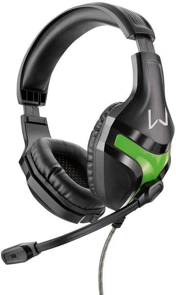 Imagem de Headset Gamer Warrior Harve P2 Stereo Preto/verde - Ph298