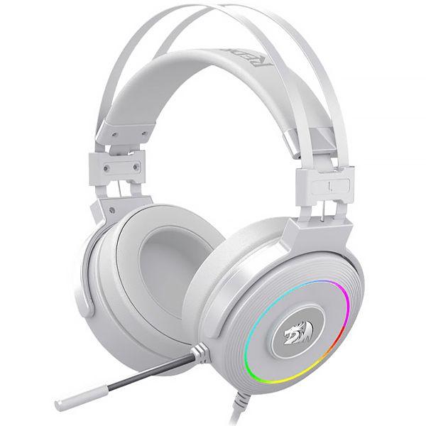 Imagem de Headset Gaming Redragon Lamia 2 H320W-RGB 7.1 com USB para PC e PS4 + Suporte - Lunar White