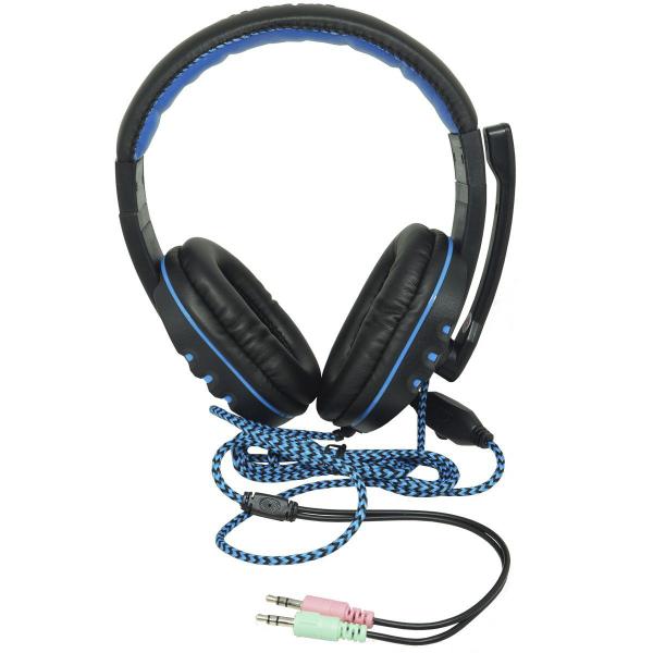 Imagem de Headset Headphone Gamer Fone Ouvido P2 Super Bass Full Hi-Fi Stereo Microfone Pc Jogo Exbom HF-G230