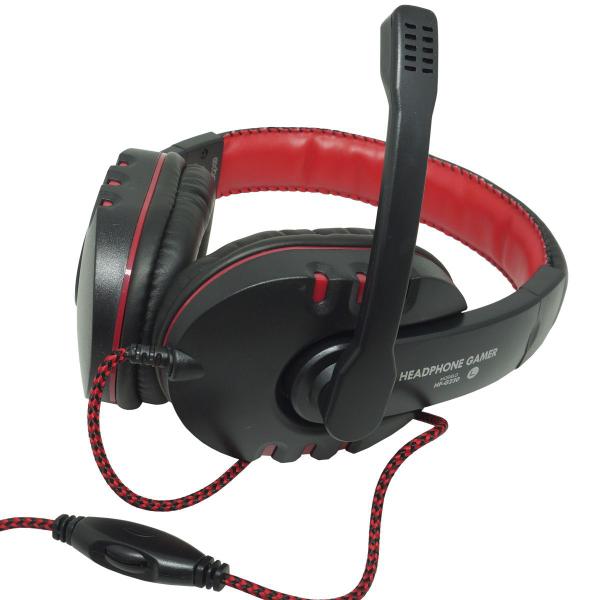 Imagem de Headset Headphone Gamer Fone Ouvido P2 Super Bass Full Hi-Fi Stereo Microfone Pc Jogo Exbom HF-G230