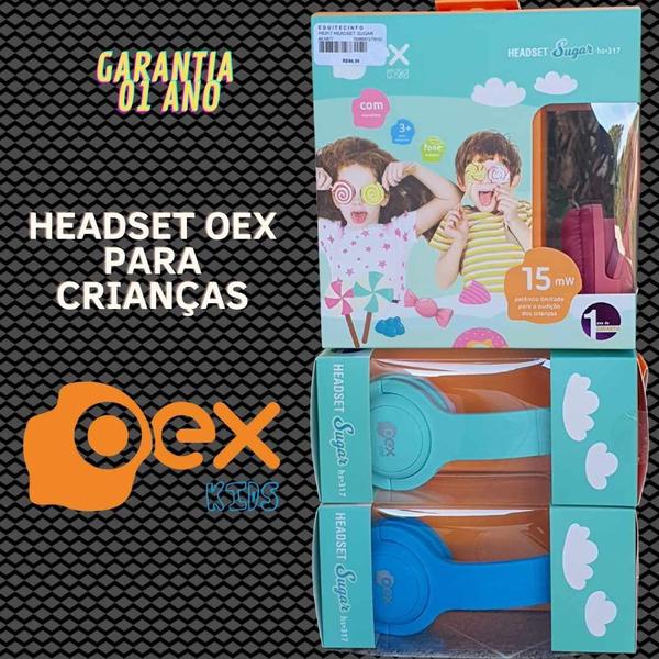 Imagem de Headset Infantil Dobrável 15mw Oex
