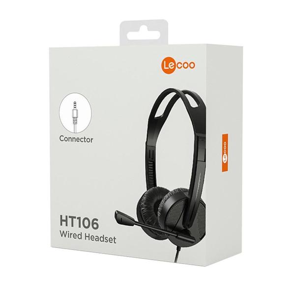 Imagem de Headset Lecoo, Drivers 40mm, P2, Preto - HT106