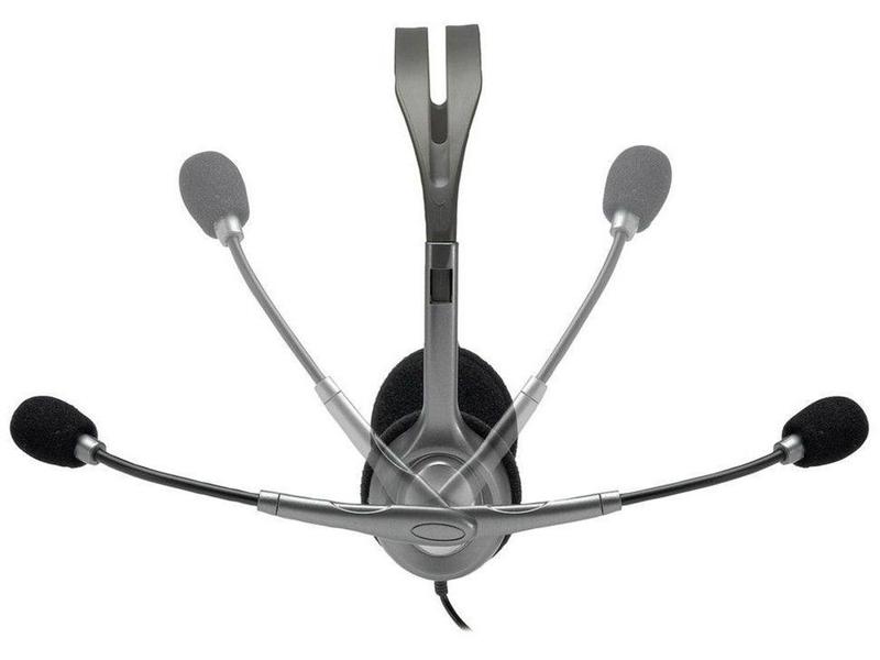 Imagem de Headset Logitech H111 Cinza