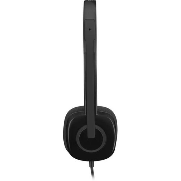 Imagem de Headset Logitech H151 estéreo preto 3,5mm 981-000587