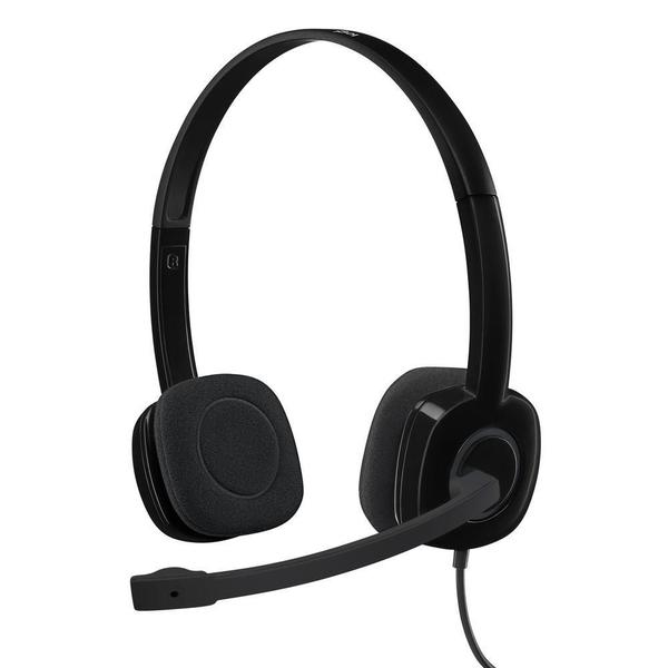 Imagem de Headset Logitech stereo H151 Preto