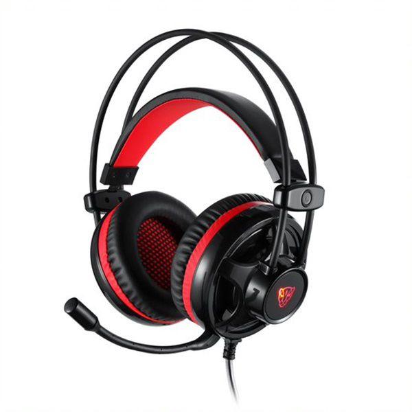 Imagem de Headset Motospeed  H11 Preto 5.1 Led Vermelho P2