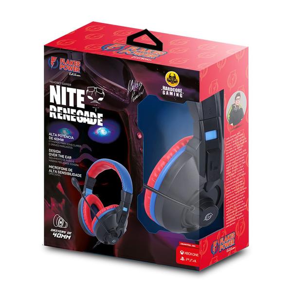 Imagem de Headset Nite Renegade Flakes Power FLKH003 Elg