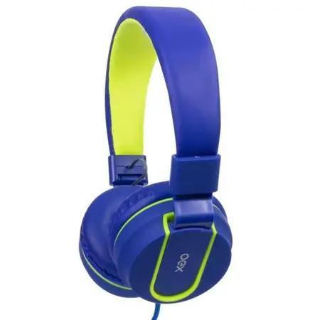 Imagem de Headset Oex Fluor Hs107 Teen Azul Com Microfone