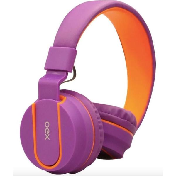 Imagem de Headset Oex Fluor Hs107 Teen Roxo Com Microfone