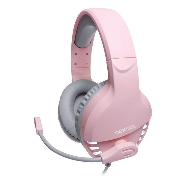 Imagem de Headset Oex Gamer Pink Fox Hs414 Surround 7.1