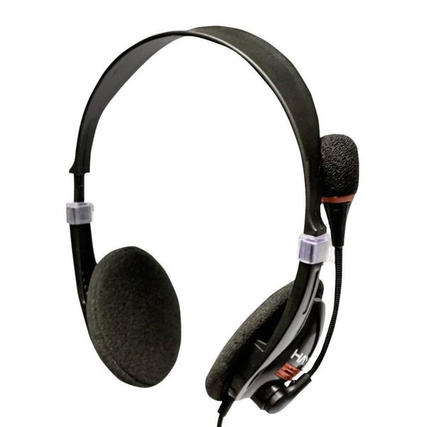 Imagem de Headset Office Hayom, Drivers 30mm, P2, Preto - HF2211