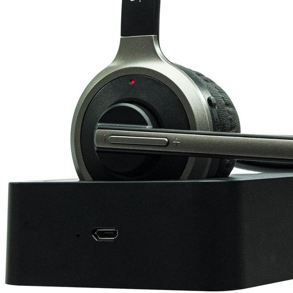 Imagem de Headset Office Sem Fio Bluetooth C/ Base  Hs-202 5+