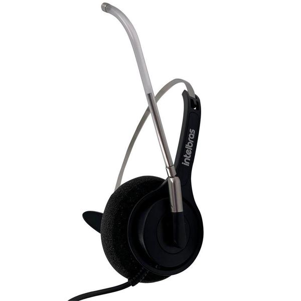 Imagem de Headset para telefone RJ9 preto CHS 40 Intelbras