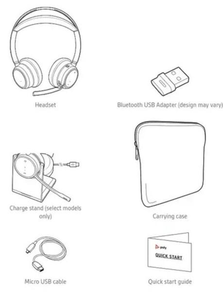 Imagem de Headset Poly Voyager Focus 2 Usb-A Bluetooth Ms Teams C/Base