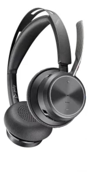 Imagem de Headset Poly Voyager Focus 2 Usb-C Bluetooth Base Msteams