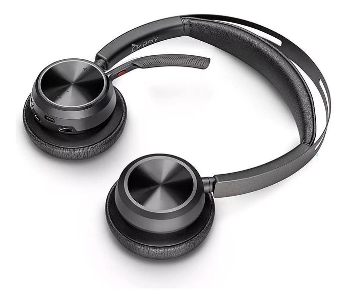 Imagem de Headset Poly Voyager Focus 2 Usb-C Bluetooth Base Msteams