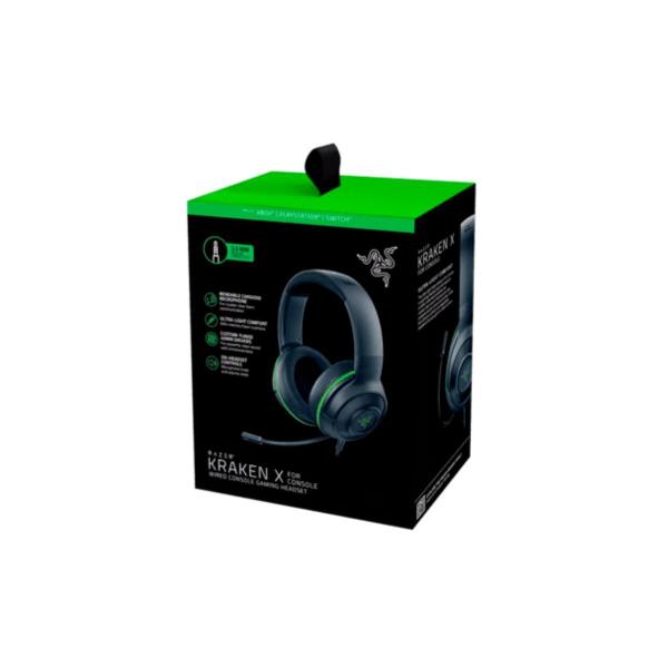 Imagem de Headset Razer Kraken X For Console P3 / Xbox Black/Green